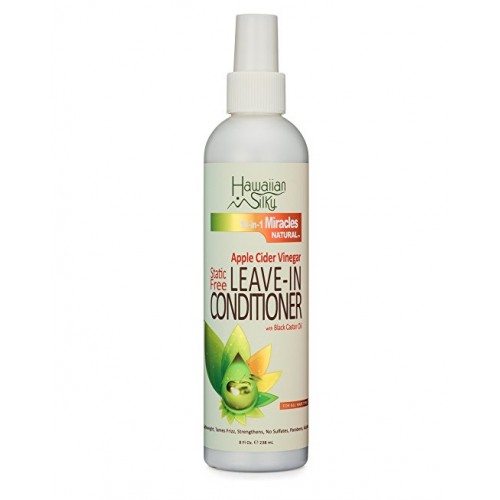 Hawaiian Silky 14 in 1 Miracles Naturals Apple Cider Vinegar Hair Static Free Leave-in Conditioner